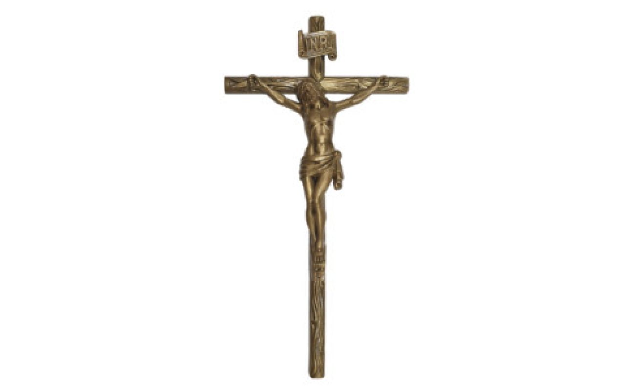 Cruz tronco con cristo